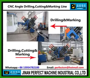 CNC High Speed Angle Drilling & Marking Line