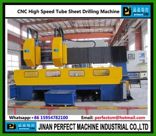 High Speed CNC Drilling Machine for Tube Sheet (Model PHD4040-2/PHD5050-2/PHD6060-2)