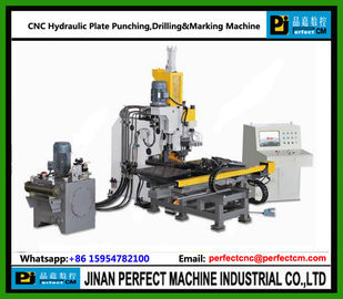 China CNC Hydraulic Plate Punching, Drilling & Marking Machine Factory (PPD104)