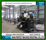 CNC Angle Punching Shearing and Marking Line - Single Blade Shearing Tower Manufacturing Machines(APM2020)