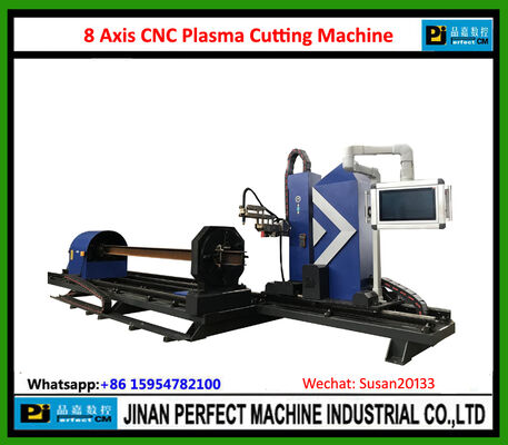 8 Axis CNC Plasma Cutting Machine for Tube/Pipe