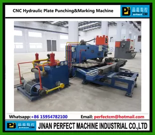CNC Hydraulic Plate Punching & Marking Machine Used in Steel Structure Industry China Top Supplier