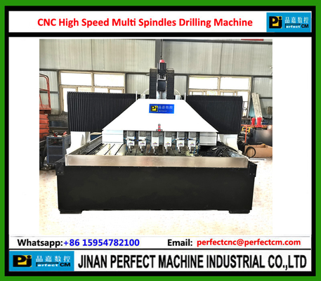 CNC High Speed Multi Spindles Drilling Machine for Step Holes, Taper Holes, Milling Groove Sieve holes, Vibration Sieve