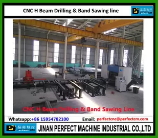 CNC H Beam Drilling Machine Supplier  in Steel Structure Industry (Model SWZ700)