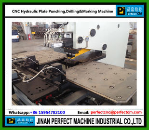 China CNC Hydraulic Plate Punching, Drilling & Marking Machine Factory (PPD104)