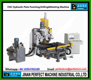CNC Hydraulic Plate Punching& Drilling Machine CNC Iron Tower Manufacturing Machines Factory in China (PPD103)